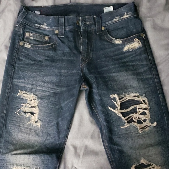 True Religion Other - True Religion Men's Geno Patched Rider Slim Jeans
